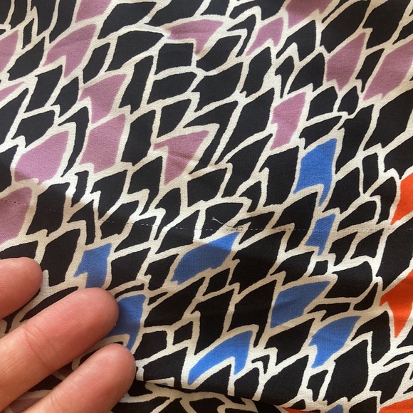 TUCKER silk blouse size s/m - Picture 6 of 11